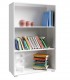 Biblioteca cu 3 rafturi Vela, Alb, 115 cm