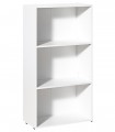 Biblioteca cu 3 rafturi Vela, Alb, 115 cm