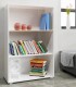 Biblioteca cu 3 rafturi Vela, Alb, 115 cm