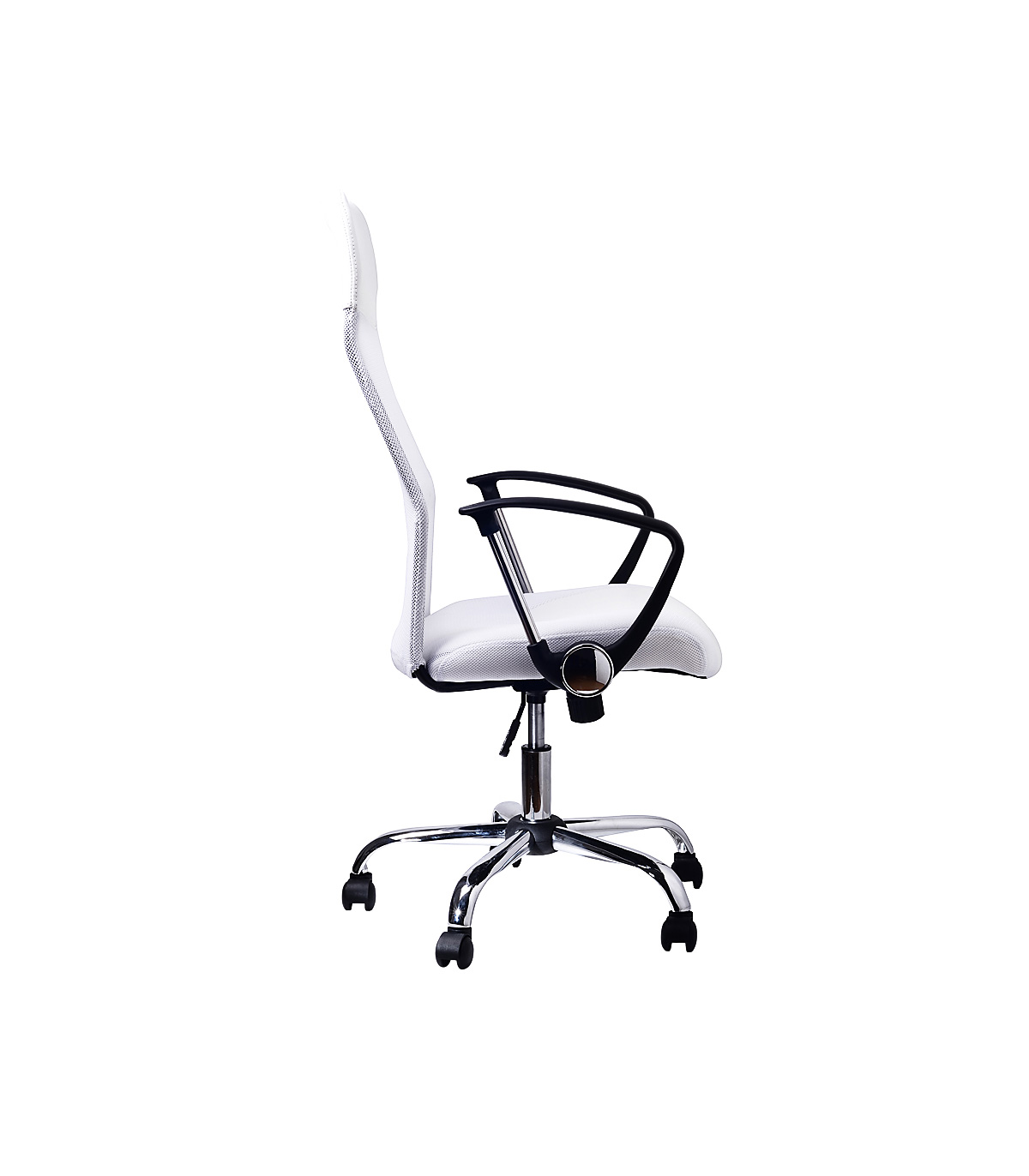 Scaun birou directorial Piele sintetica si plasa Alb