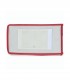Set 2 x Organizator haine suspendat, 6 compartimente, Bej/Rosu