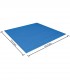 Covor protectie pentru piscina Bestway, Polietilena, Albastru, 396 x 396 cm