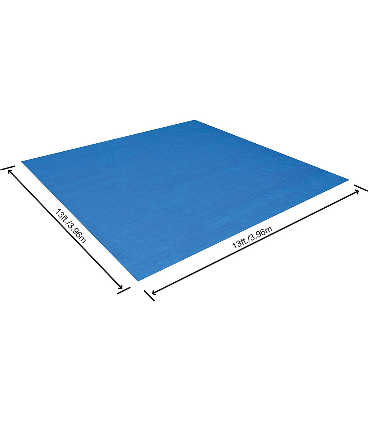 Covor protectie pentru piscina Bestway, Polietilena, Albastru, 396 x 396 cm 396