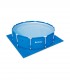 Covor protectie pentru piscina Bestway, Polietilena, Albastru, 396 x 396 cm
