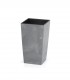 Ghiveci pentru flori aspect beton, Antracit, 26 litri