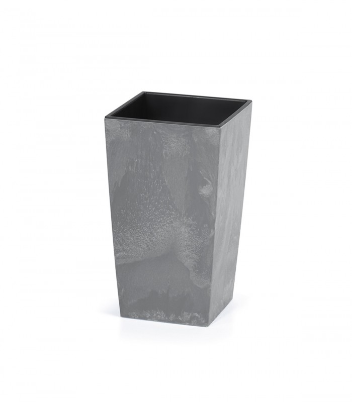 Ghiveci pentru flori aspect beton, Antracit, 26 litri