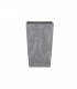 Ghiveci pentru flori aspect beton, Antracit, 26 litri