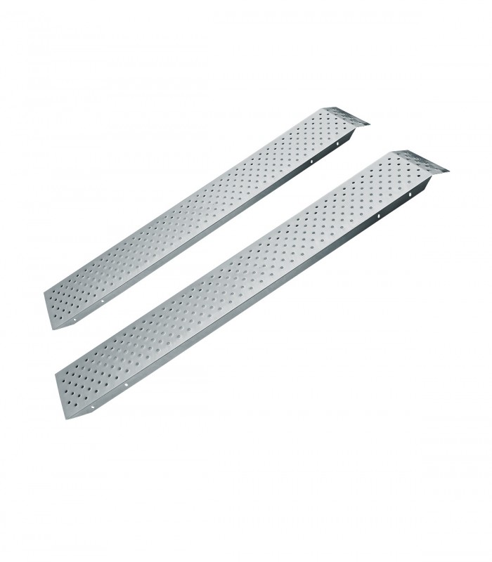 Set 2x Rampa de incarcare auto, Incarcare 400 kg, Pliabil, Otel zincat