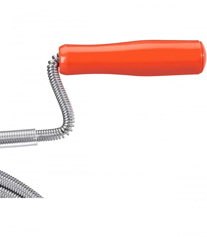 Sarpe de desfundat tevi, chiuveta, toaleta, dus, Otel, Argintiu, 9 mm x 10 m