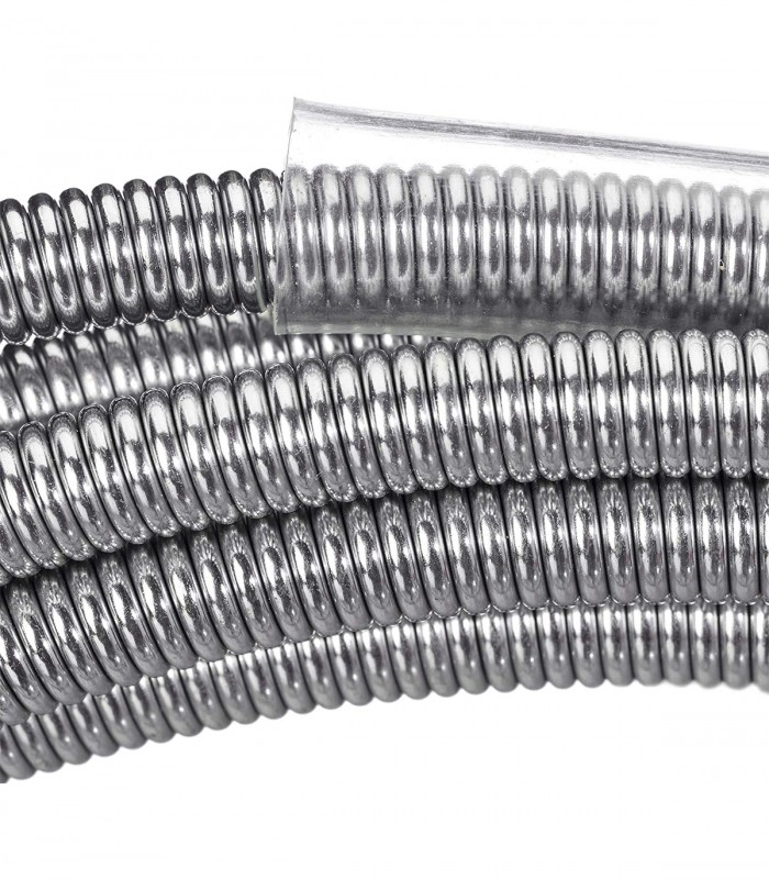 Sarpe de desfundat tevi, chiuveta, toaleta, dus, Otel, Argintiu, 9 mm x 10 m