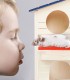 Casuta pentru hamster, Lemn, 16.5 x 17 x 15 cm