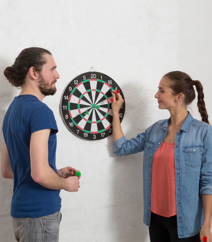 Joc darts Soft pentru copii/adulti, 6 sageti plastic, Ø 42 cm