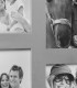 Rame foto XXL, colaj 14 poze, Argintiu, 36 x 118 cm