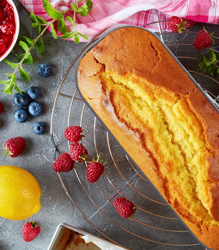 Forma de copt pentru prajituri, Patrata, Antiaderenta, 31 x 12 x 7 xm