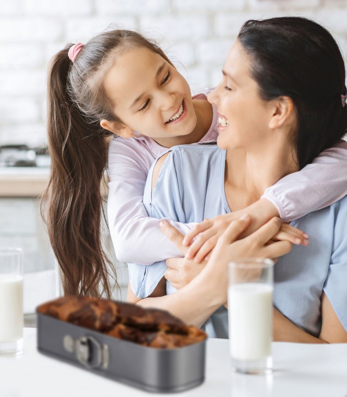 Forma de copt pentru prajituri, Patrata, Antiaderenta, 31 x 12 x 7 xm