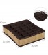 Organizator de sertare pentru cravate, sosete, lenjerie intima, Aspect bambus, Pliabil, 24 compartim