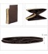 Organizator de sertare pentru cravate, sosete, lenjerie intima, Aspect bambus, Pliabil, 24 compartim