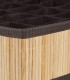 Organizator de sertare pentru cravate, sosete, lenjerie intima, Aspect bambus, Pliabil, 24 compartim