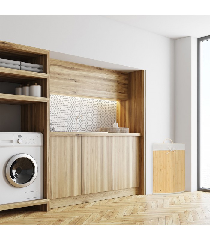 Cos rufe de colt 60 l, Bambus, Natur, lucios