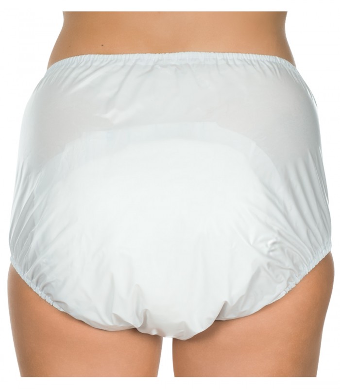 Chilot incontinenta nivel 4-5, Suprima, Unisex, PVC, Alb, Mar 48