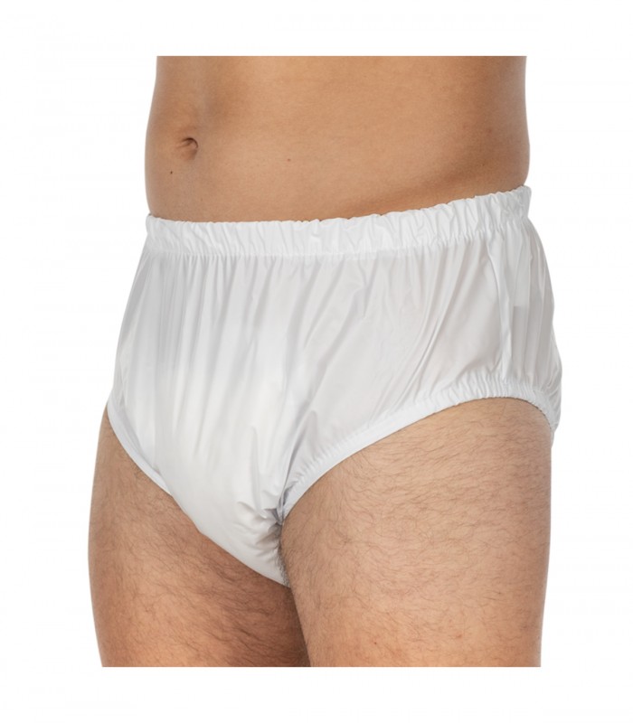 Chilot incontinenta nivel 4-5, Suprima, Unisex, PVC, Alb, Mar L