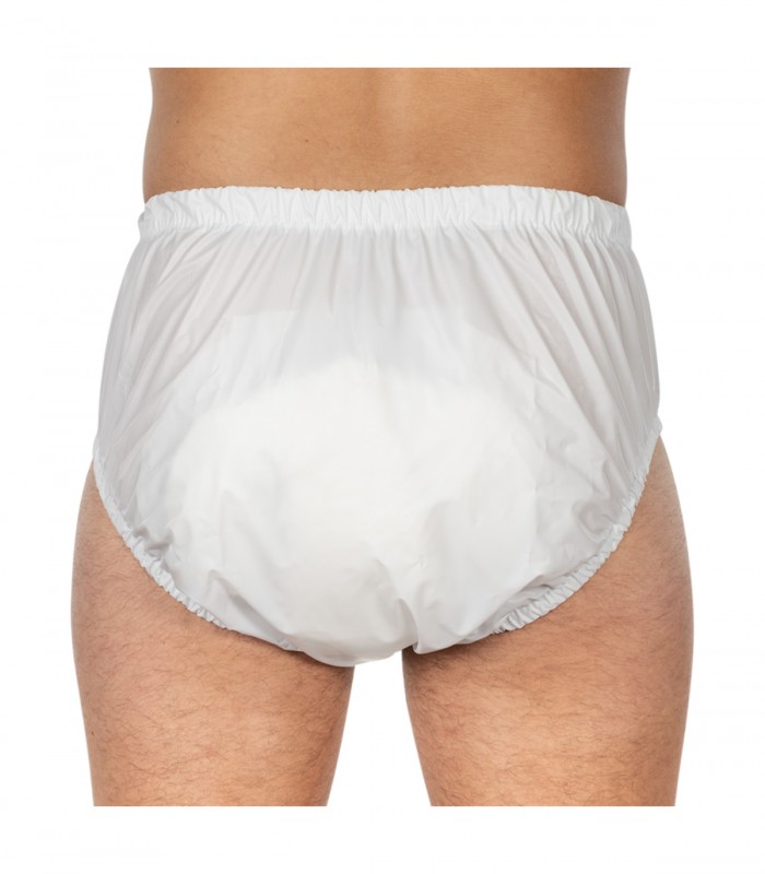 Chilot incontinenta nivel 4-5, Suprima, Unisex, PVC, Alb, Mar L