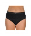 Chilot dama menstruali/incontinenta nivel 2/5, Suprima, Bumbac, Negru, Mar M