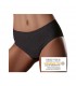 Chilot dama menstruali/incontinenta nivel 2/5, Suprima, Bumbac, Negru, Mar XL