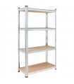 Rafturi de depozitare, zincat, MDF, 170x75x30cm, 280 kg