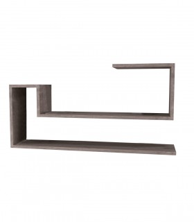 Raft de perete Airy, 100 x 22 x 50 cm, Maro