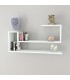 Raft de perete Airy, 100 x 22 x 50, Alb