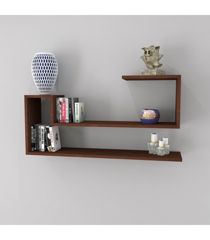 Raft de perete Airy,100 x 22 x 50 Wenge