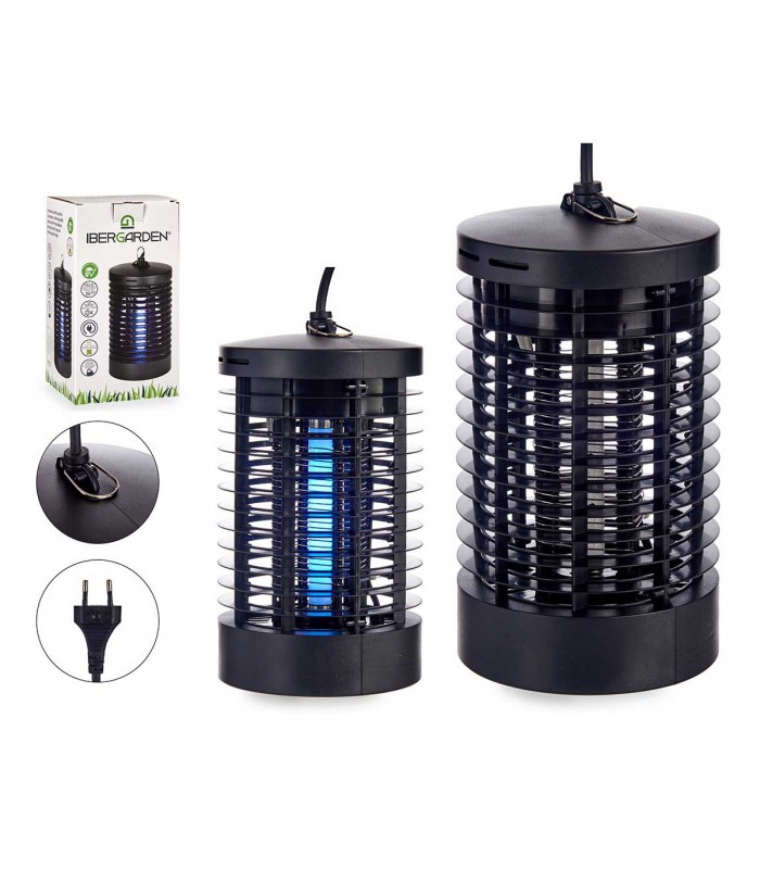 Lampa anti tantari 4W, 13 x 13 x 23 cm, Negru