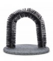 Perie tip arc de masaj si ingrijire pentru pisici, 37 x 29 x 34 cm, Gri