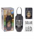 Lampa solara ratan tip felinar , lumanare LED, 15x33 cm, lumina calda, alimentare baterii