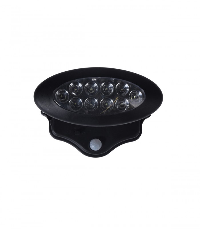 Lampa solara  de exterior, 10  LED, montaj pe perete, senzor de miscare