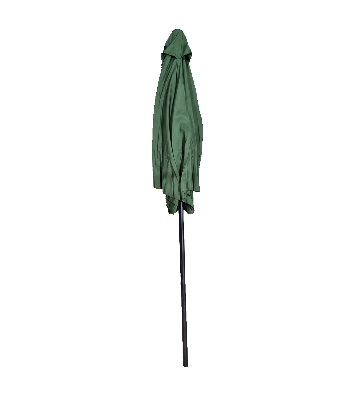 Umbrela de gradina cu manivela si inclinare, stalp aluminiu, 270 cm, Verde inchis 270
