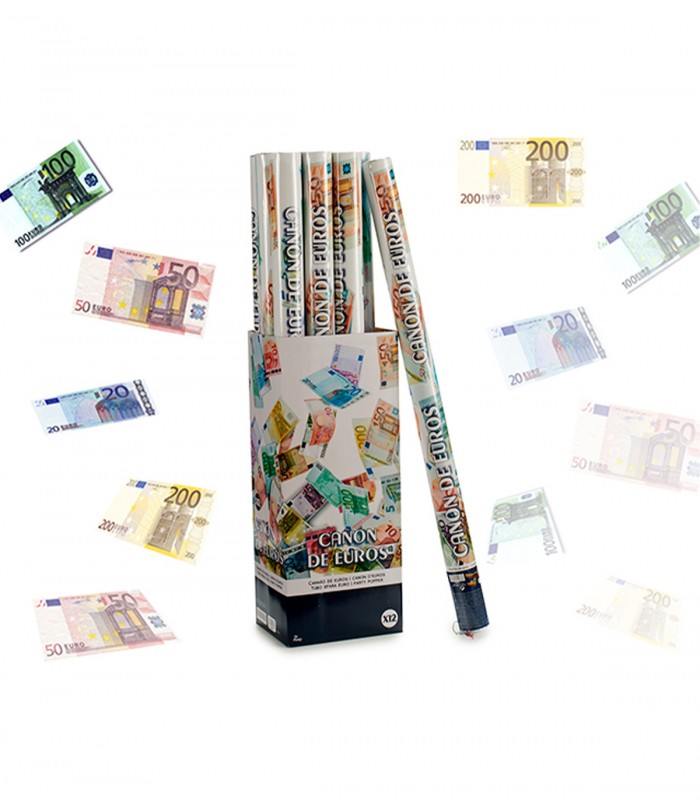 Lansator confetti Party Popper, Euro, 80 cm