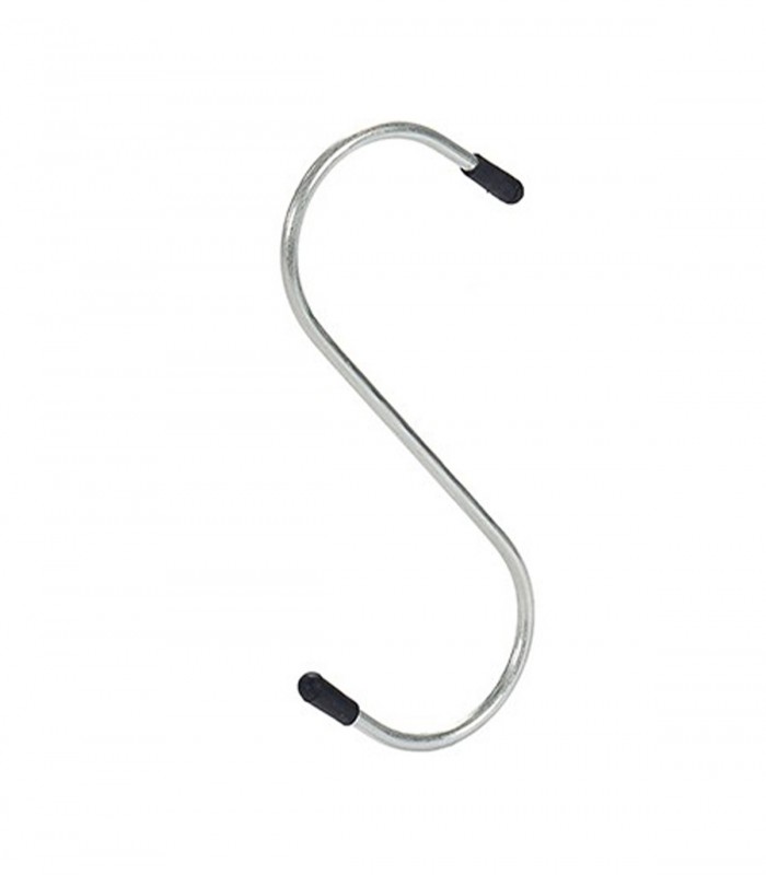 Set 3 carlige pentru bucatarie, Metal cromat, 17,5 x 9,5 x 1,5 cm