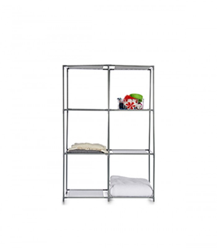 Organizator obiecte mici , 6 compartimente , schelet de plastic, 68 x 35 x 102 cm
