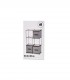 Organizator obiecte mici , 6 compartimente , schelet de plastic, 68 x 35 x 102 cm
