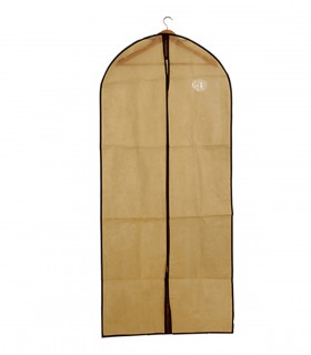 Husa protectie haine, Crem,  60 x 137 cm