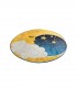 Covor pentru copii Moon, Multicolor, Ø 140 cm