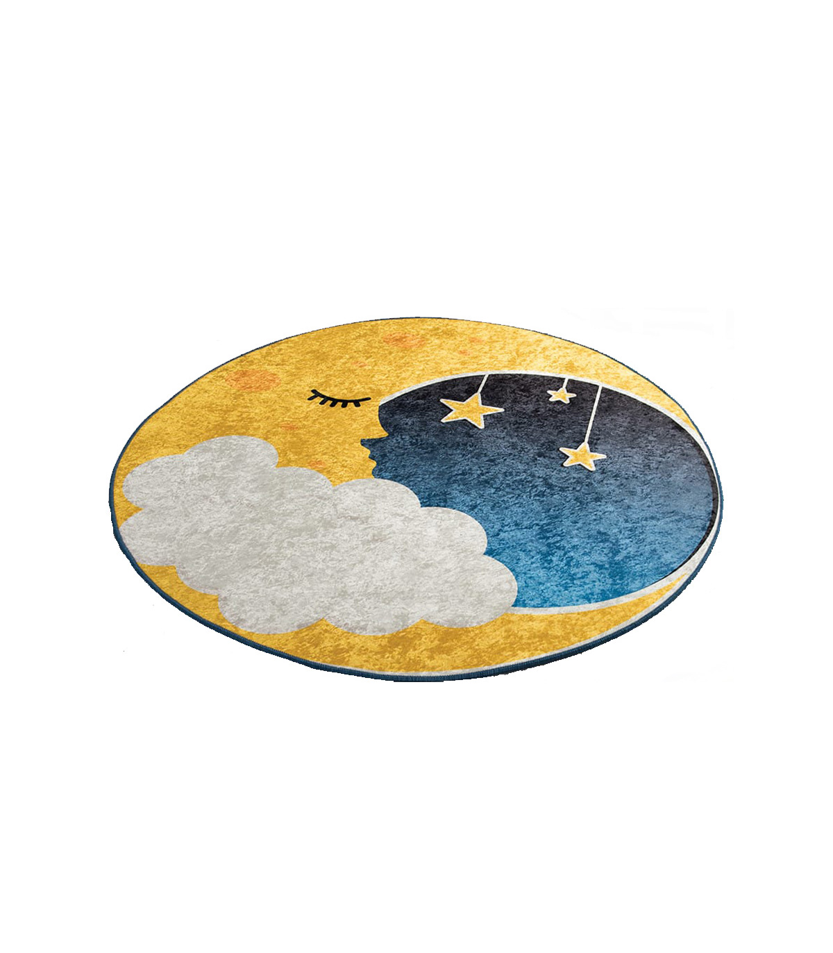 Covor pentru copii Moon, Multicolor, 140 cm 140