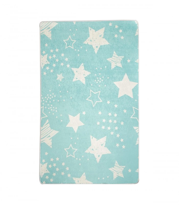 Covor pentru copii Stars, Bleu, 100x160 cm
