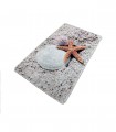 Covoras pentru baie Starfish, Gri, 80X100 cm