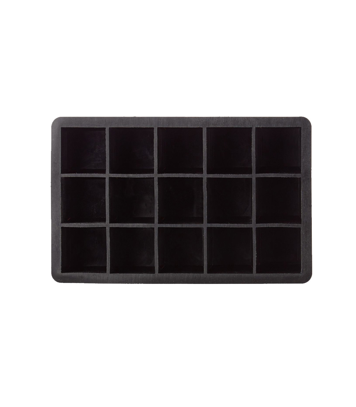 Forma de silicon pentru cuburi de gheata, 19.5 x 3.5 cm, Negru 19.5