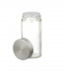 Suport organizator pentru condimente, rotativ, 12 recipiente, circular, diametru 19.5 cm, H 21 cm,  Inox