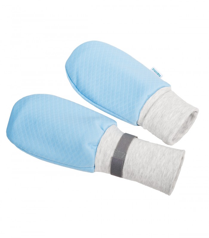 Manusi protectie pacient, Suprima, Unisex, Bleu-Alb, Mar S/M