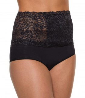 Centura colostomie, Dama, Negru, Suprima StomaAktiv, Dantela Elastan-Poliamida, Mar XS